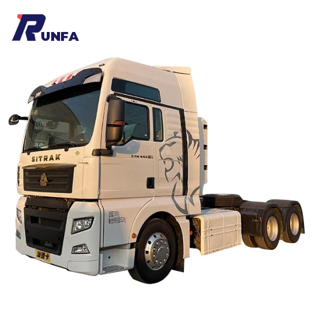 SINOTRUCK Sitrak CNG Used 6x4 Tractor Truck