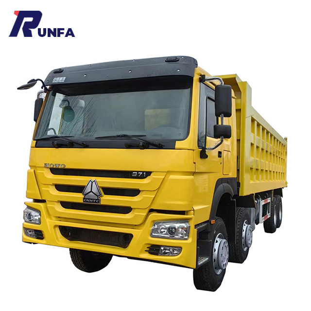 Used Sinotruk HOWO Euro3 Diesel 371HP 8*4 Dump Tipper Transport Truck